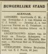 Burgelijke stand Alkmaar. Overleden Helena Bruinsins. 12-3-1941