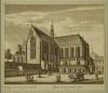 De Groote Kerk te Alkmaar, omstreeks 1799. Kopergravure.
